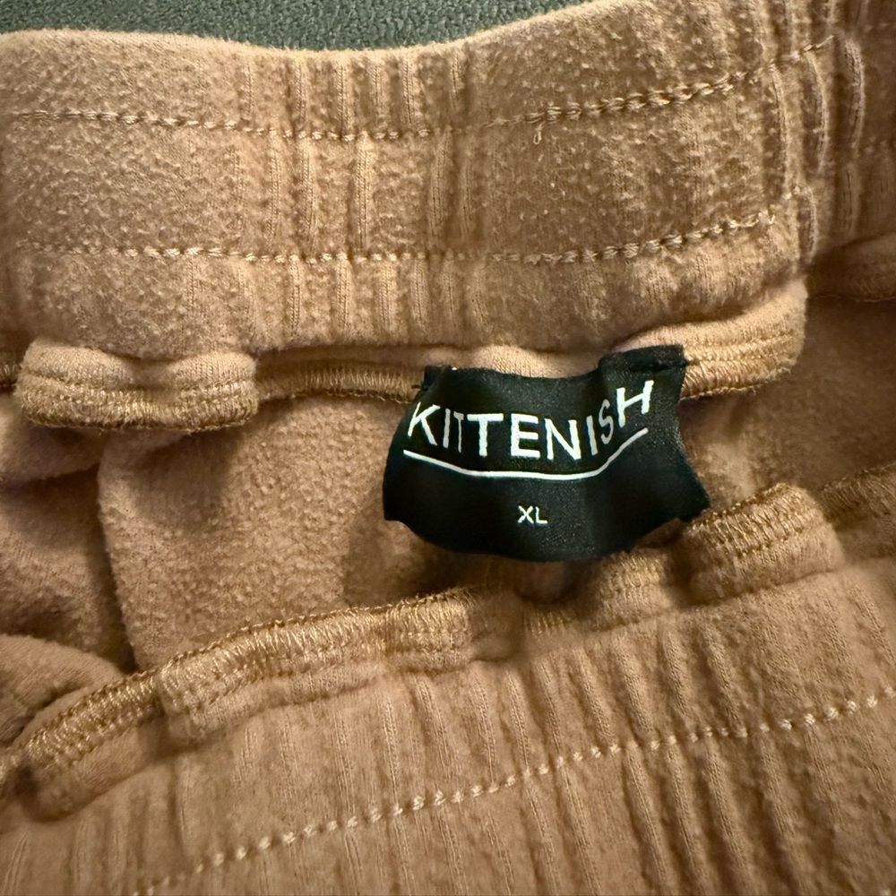 Kittenish Kids Brown Joggers